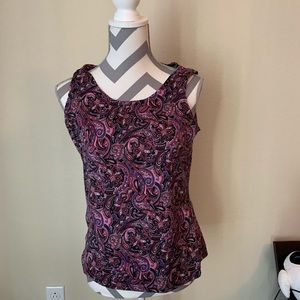 Pink paisley tank